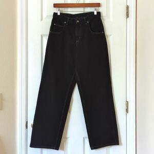 Lee 90's Vintage Classic High Waisted Relaxed Straight Leg Denim Jeans Black 16